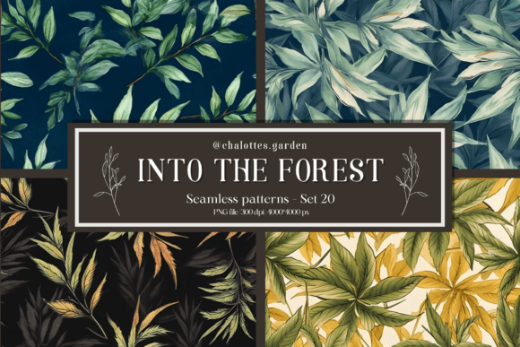 In the Forest Seamless Patterns Set 20: A Strategic Tool for Creative and Practical Applications