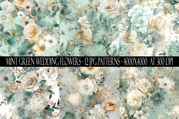 Mint Green Wedding Flower Patterns: A Versatile Choice for Modern Brides